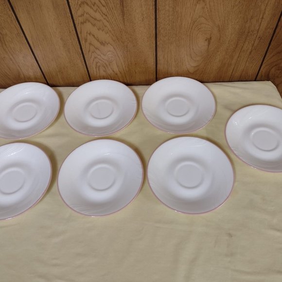 14 pcs Vintage Corelle / Corning Cups & Saucers Pastel Ballet Pattern - Picture 8 of 13